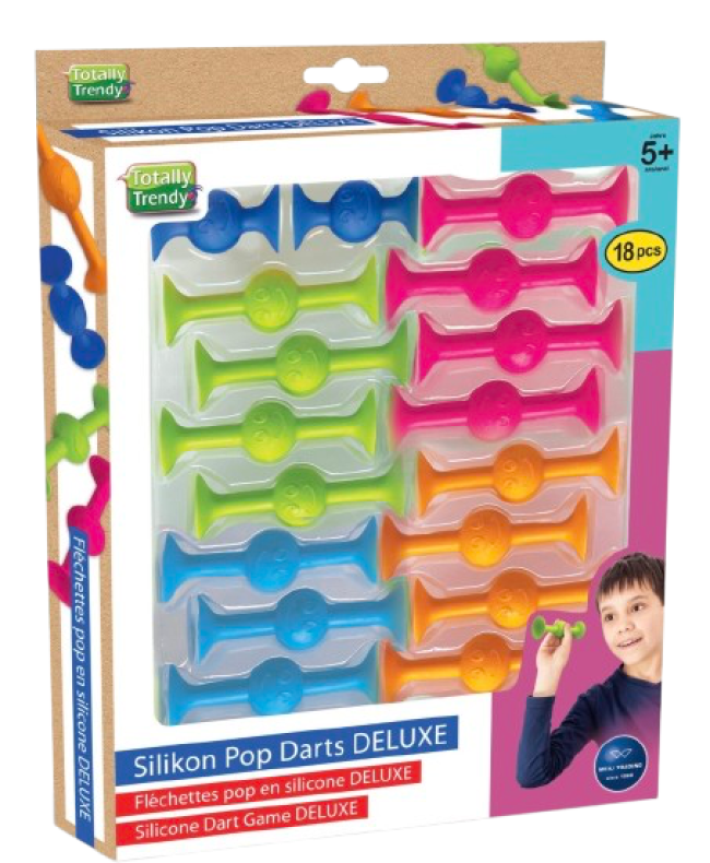 Totally Trendy Pop Darts DELUXE - Twibble : Le jeu de ventouses ultra fun 