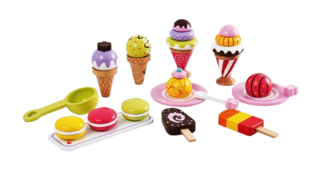 Set de Glaces en Bois Spielba : Pour les petits marchands de glace !