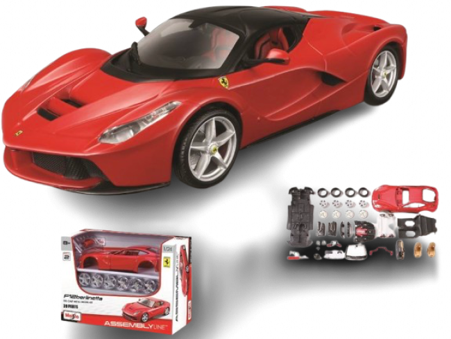 Kit de Montage Ferrari LaFerrari 1/24 (Rouge) - Maisto : Construisez votre propre supercar !